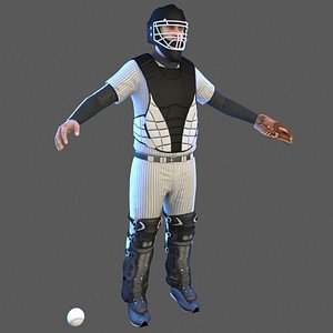 baseball player ball model