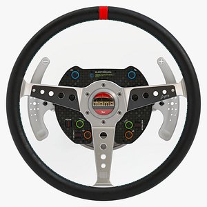 3D MOMO Steering Wheel model