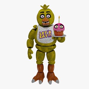 3D Fnaf Chica the Chicken model