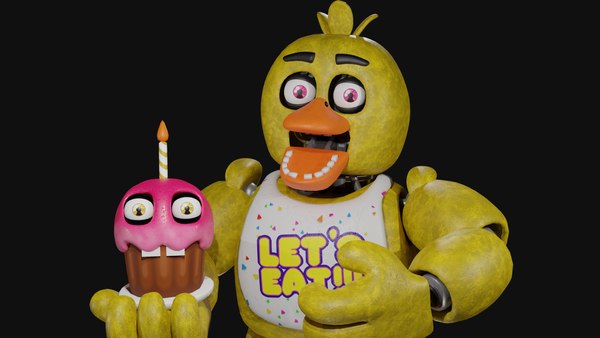 STL file Withered Chica ( FIVE NIGHTS AT FREDDY'S / FNAF