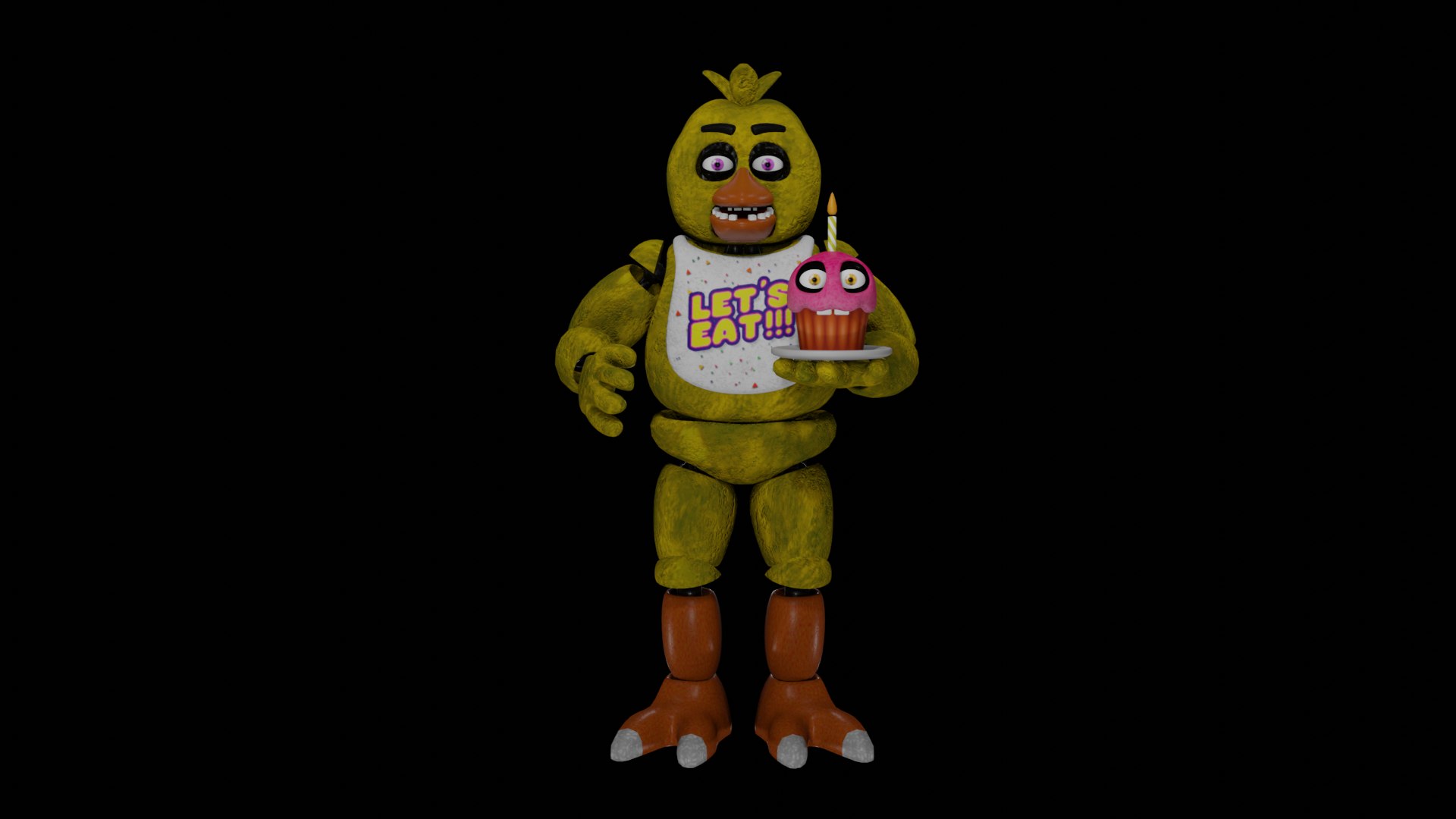 3D Fnaf Chica The Chicken Model - TurboSquid 2099863