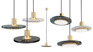 3D model ampatron pirita chandelier
