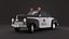 Coche de policía 1950 Low-poly modelo 3d