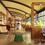 cafe set interior 3D
