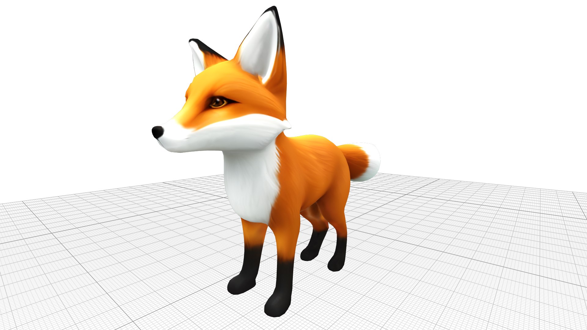 Fox Lowpoly Realistic 3D Model - TurboSquid 2306019