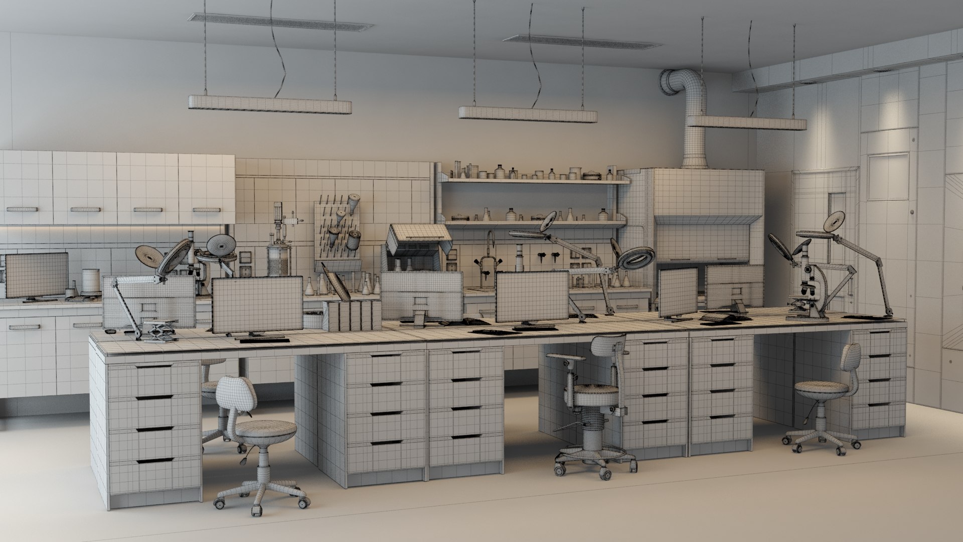 3D Model Scientific Laboratory 2 - TurboSquid 1520637