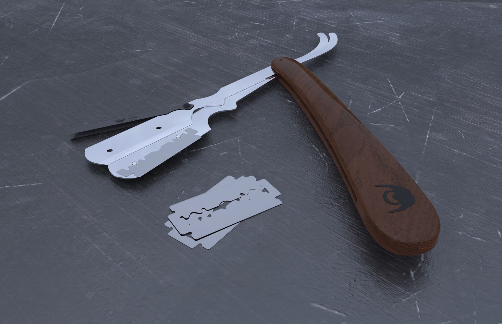 Shaver Razor Interchangeable Blades 3D Model TurboSquid 1462041