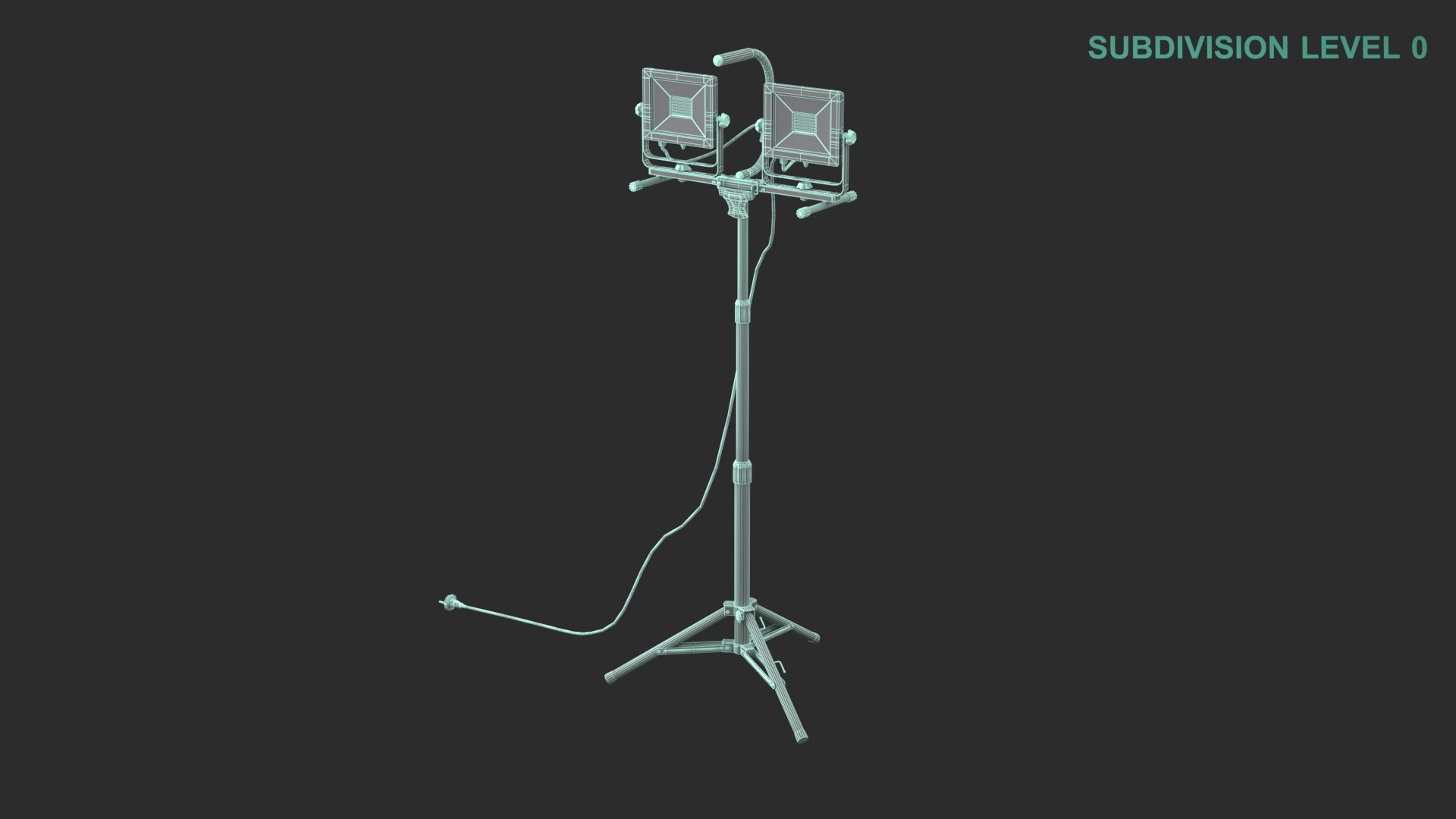 Work Light 3D model https://p.turbosquid.com/ts-thumb/0E/rAdUh8/LJ/wireframe0007/jpg/1684733804/1920x1080/fit_q87/7a1ff5d1096f5f22da9b153f3b59c6b7fd814ac1/wireframe0007.jpg