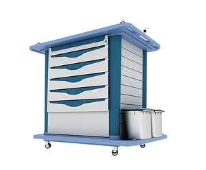 Medical furniture- Medication Cart-