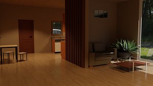 3D House minimalist9X12