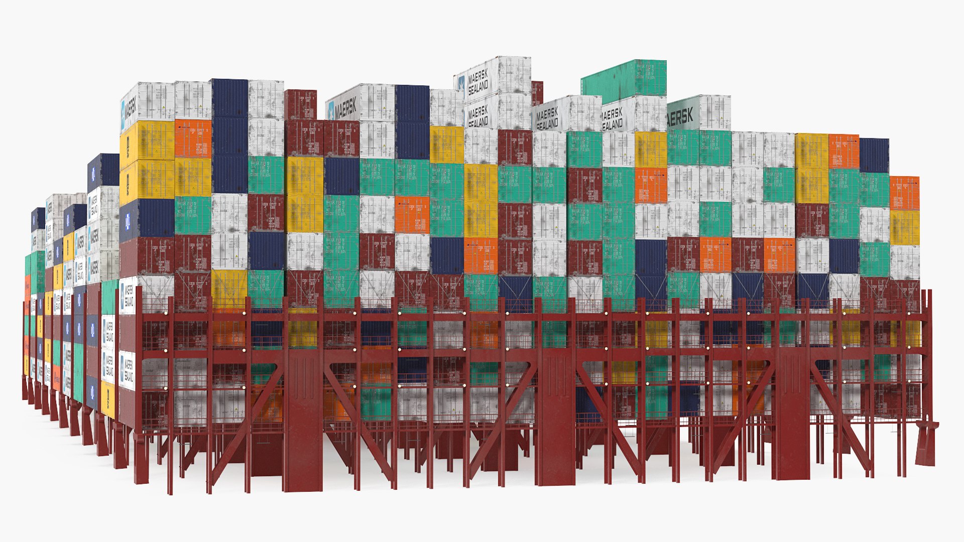 3D Colorful Maersk Cargo Shipping Containers Stacked https://p.turbosquid.com/ts-thumb/0E/tXBLrQ/bF/colorfulmaerskcargoshippingcontainersstackedvray3dmodel010/jpg/1629846476/1920x1080/fit_q87/31353523fcb46e095ad025f2c1ebf668e9274973/colorfulmaerskcargoshippingcontainersstackedvray3dmodel010.jpg