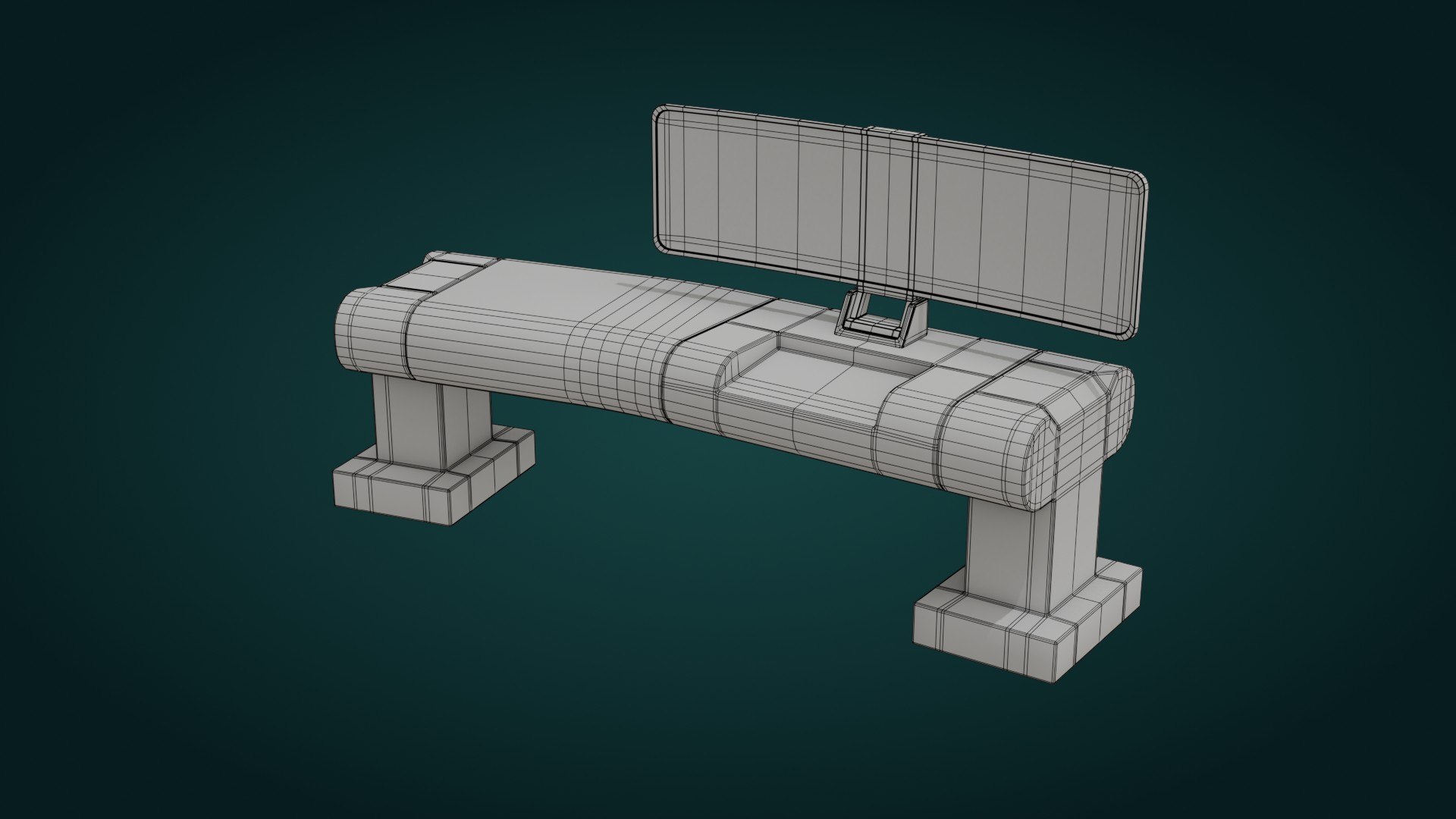 3D Sci-Fi Workspace - Low Poly - Game Ready - PBR Model - TurboSquid ...
