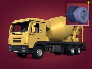 cement mixer 3D