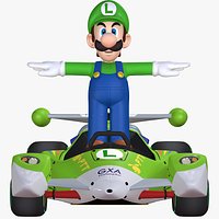 Super Mario Character Circuit Special Luigi Kart Vehicle Collection