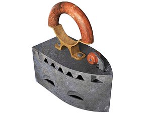 Old Antique Iron 3D model