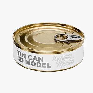 3D Tin Can 24 model