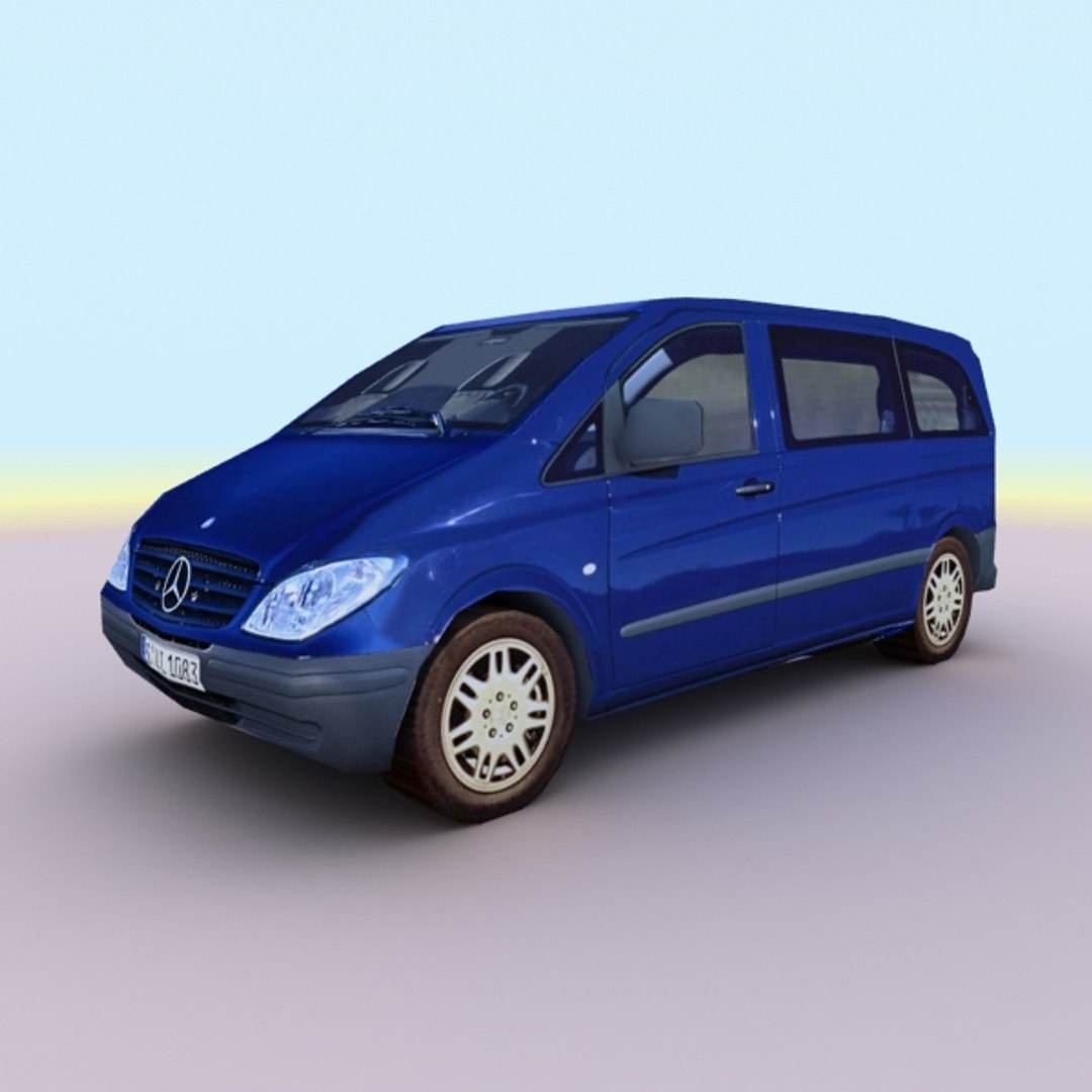 3d 2008 Mercedes Vito Model