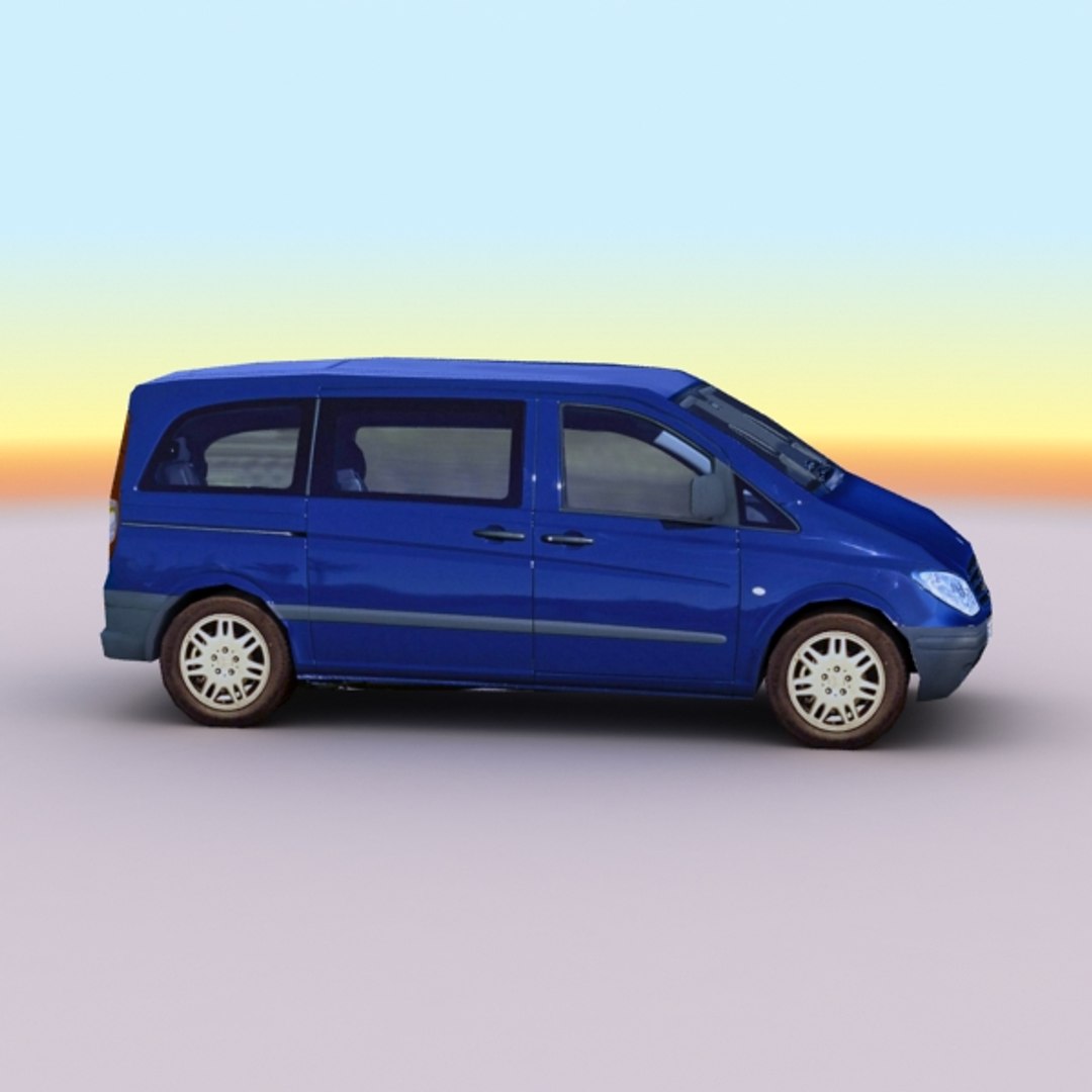 3d 2008 Mercedes Vito Model