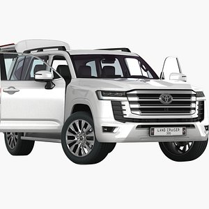 Toyota Land Cruiser 300 2022 Opening doors and trunk