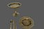 Low Poly Banquet Utensils Bundle