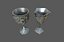Low Poly Banquet Utensils Bundle