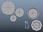 Low Poly Banquet Utensils Bundle