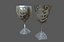Low Poly Banquet Utensils Bundle