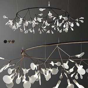 heracleum chandelier 3D model