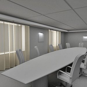 conference room 3d model