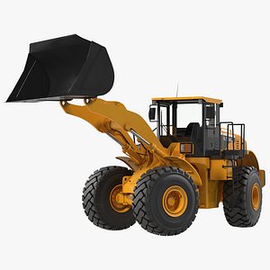 3ds max generic end loader rigged