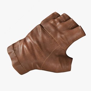 Fingerless Leather Glove