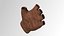 Fingerless Leather Glove
