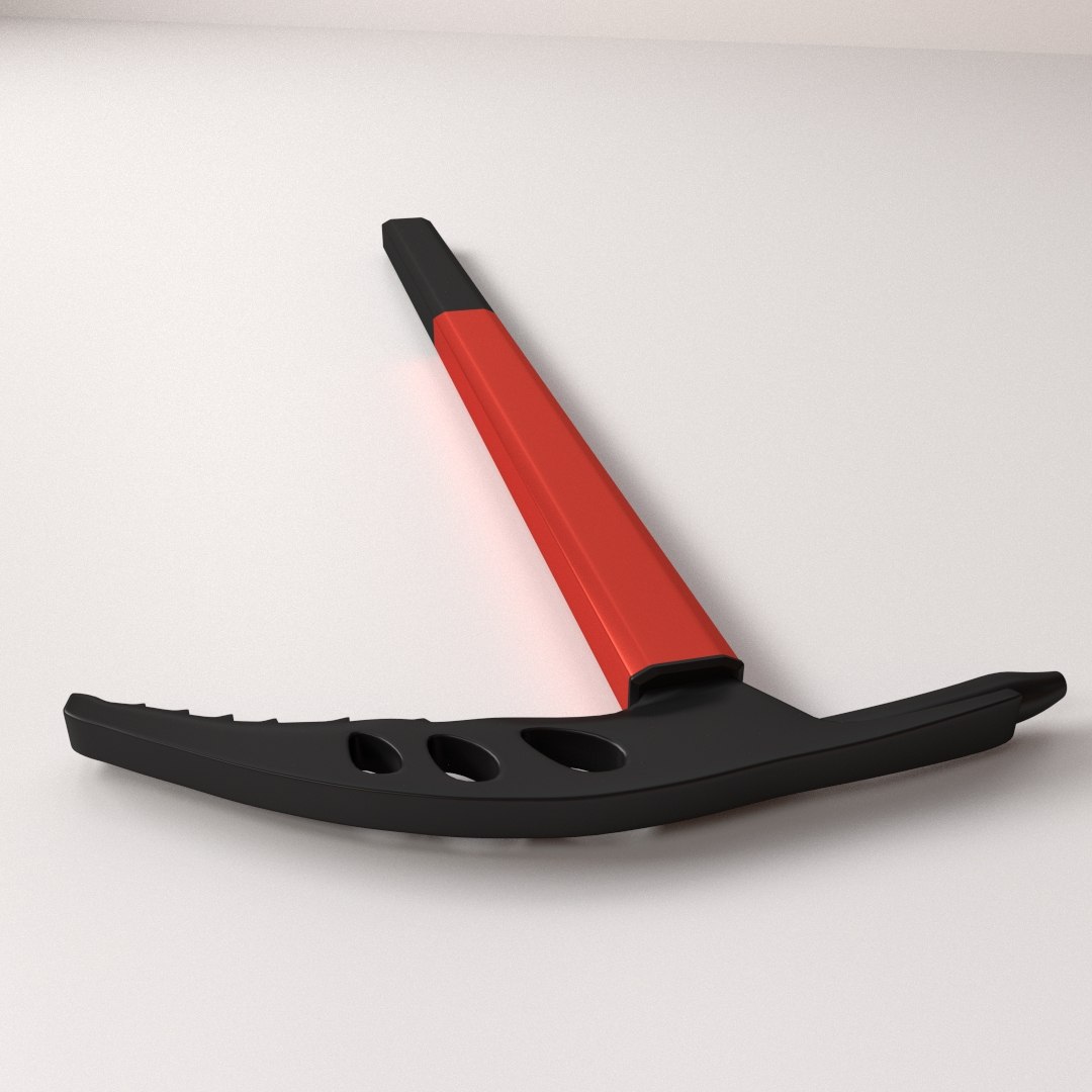 3d model of ice axe