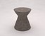 SIDE TABLE---Concrete hourglass