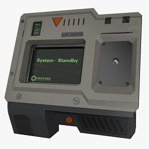 Retinal Scan Computer 3D model