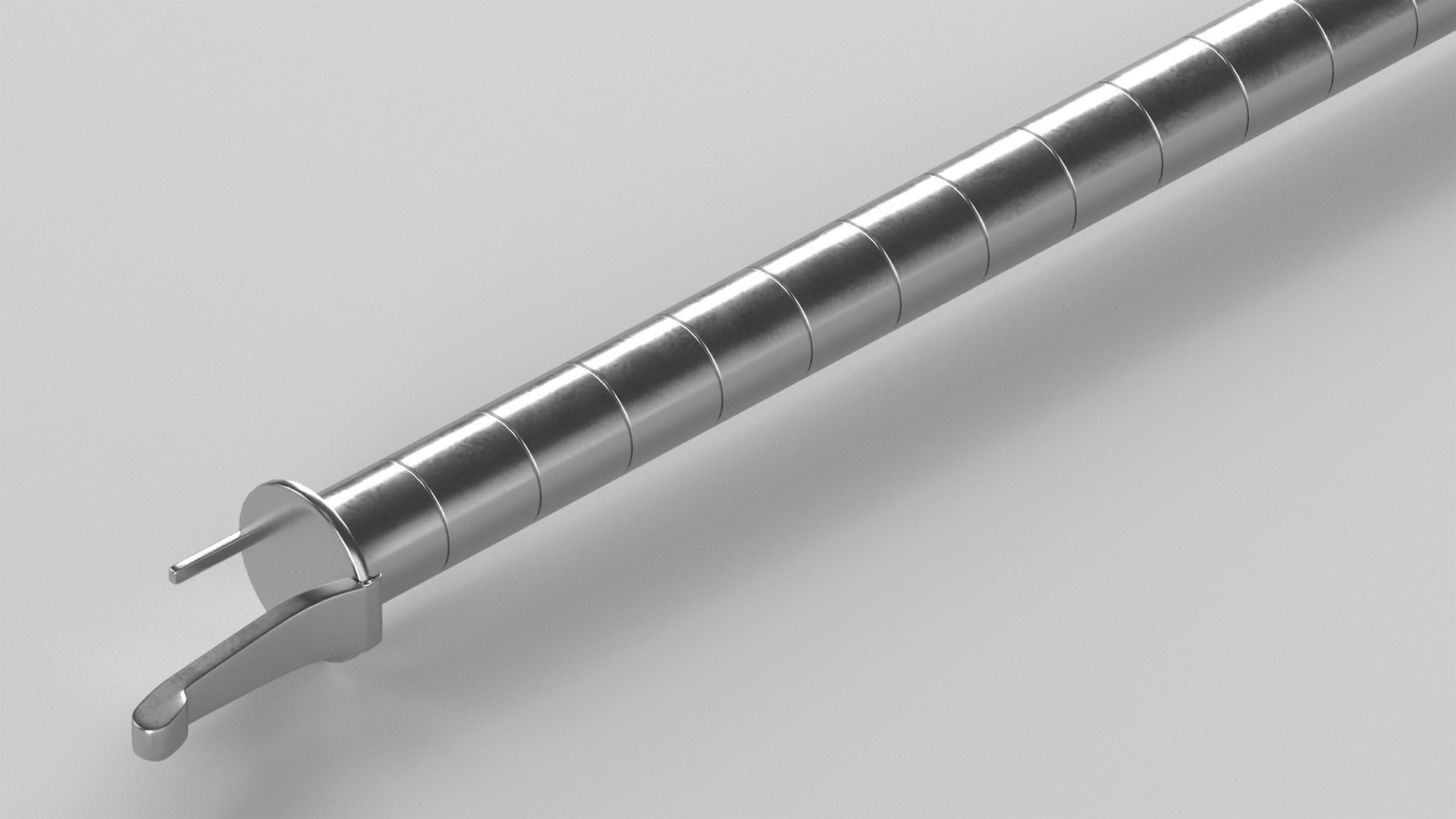 3D Omega Chain Silver - TurboSquid 2239798