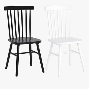3D model Windsor Dining Chair ZH-8101WR