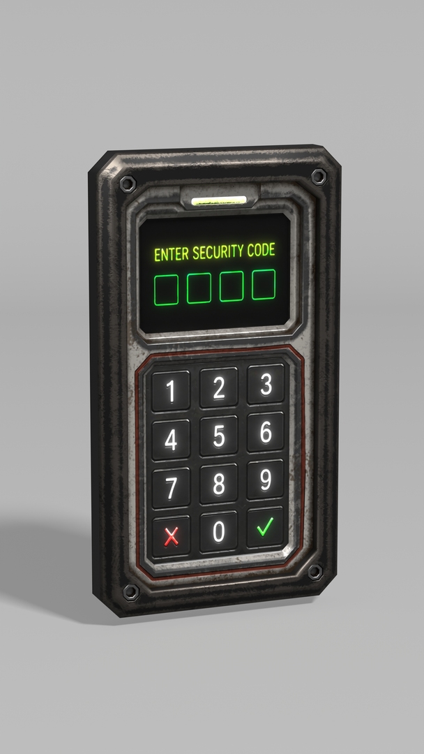 Sci-Fi Security Keypad 3D model https://p.turbosquid.com/ts-thumb/0F/ztLG8P/Sr/t/jpg/1783613789/1920x1080/turn_fit_q99/4dfb8be826f3c0256afa4c6ff5ba5fae67b66a44/t-1.jpg