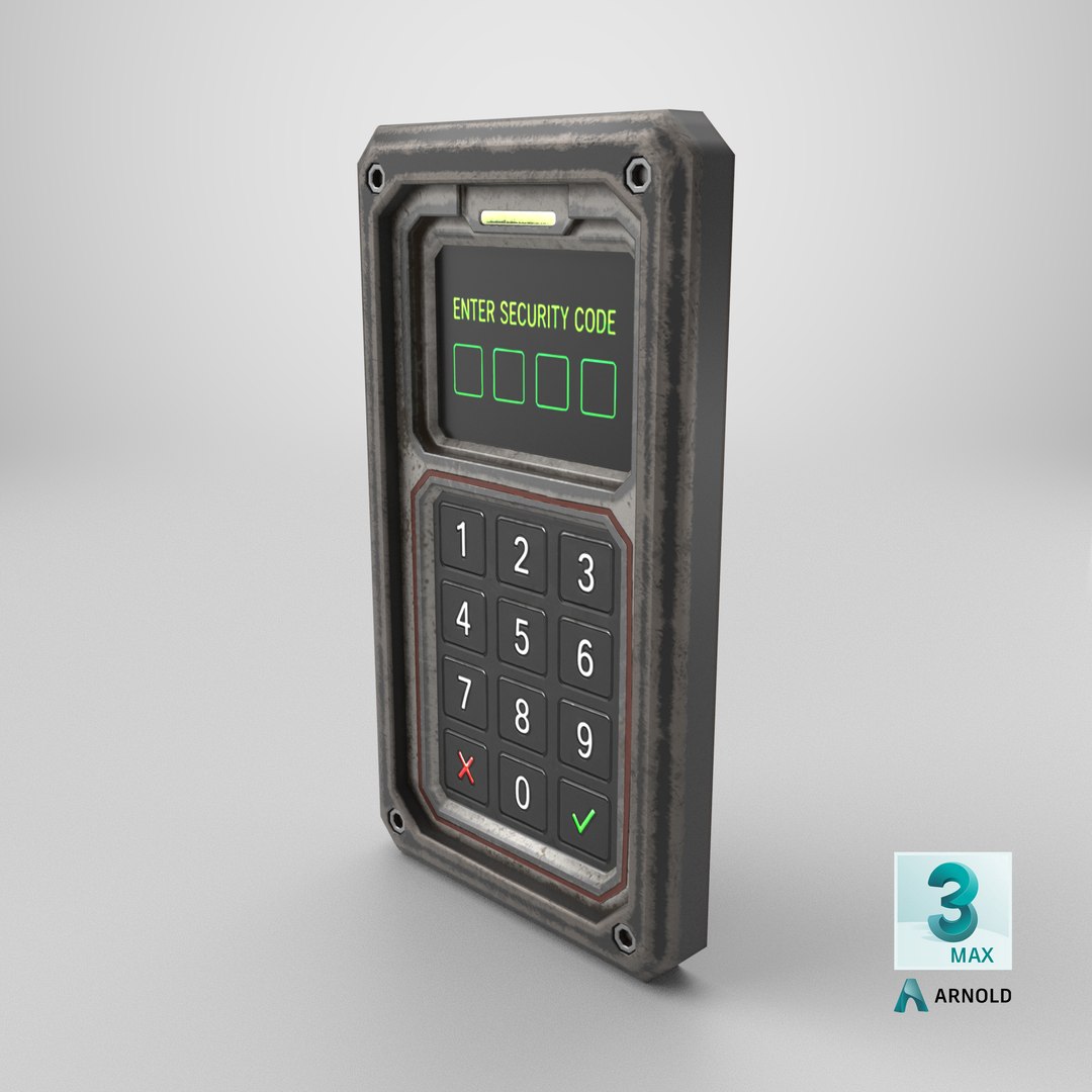 Sci-Fi Security Keypad 3D model https://p.turbosquid.com/ts-thumb/0F/ztLG8P/li/stemcell_max_arnold_render/png/1783695153/1920x1080/fit_q87/dcf95621a9cc0e4729f9a35a6fed5e24559d5207/stemcell_max_arnold_render.jpg