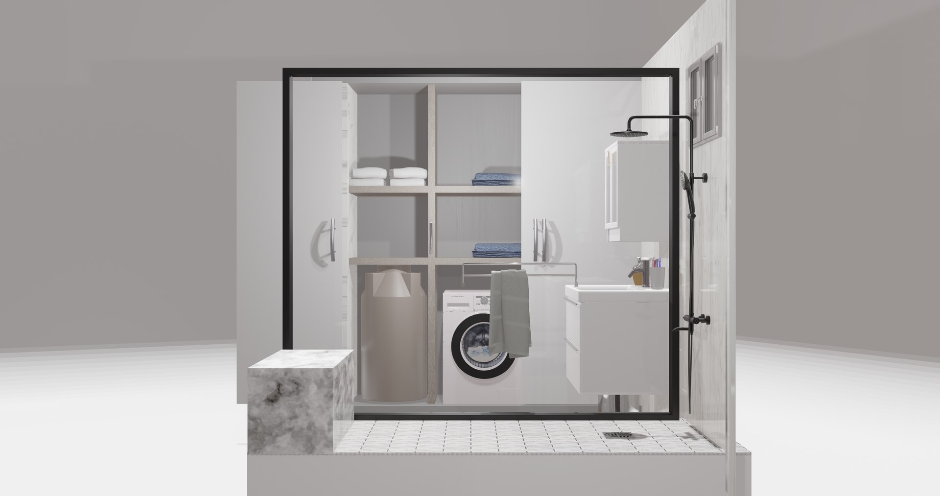 3D Shower - TurboSquid 2042954