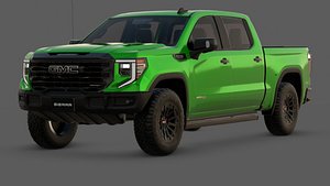 2024 GMC Sierra 1500 AT4X 3D Model Ultimate Premium Off-Road Pickup