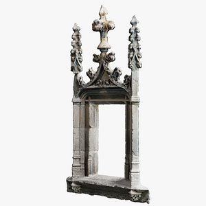 Window Castle Ruin mediveval model