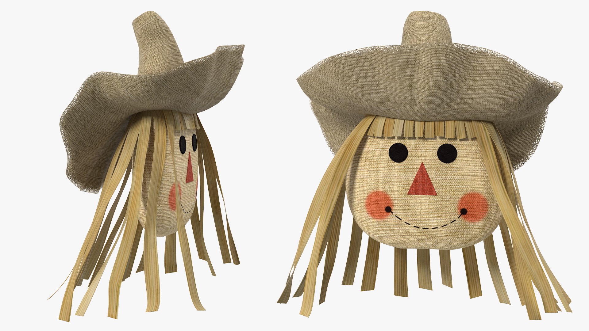 Scarecrow Head 3D model preview