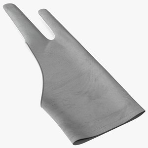 Graphics Tablet Glove Grey 3D model