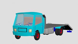 cartoon tow truck