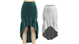 skirt clothing apparel 3D model