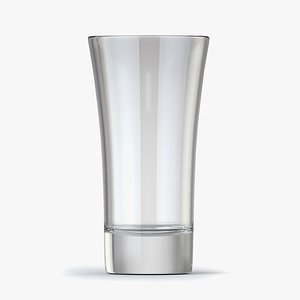 3D vodka glass model