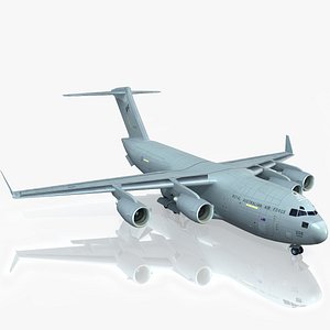 c-17 globemaster iii raaf 3d model