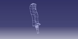 3D Joystick  Airplane handle model