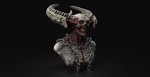 Demon Bust 3D model
